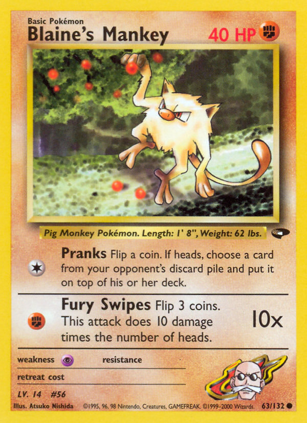 Blaine’s Mankey