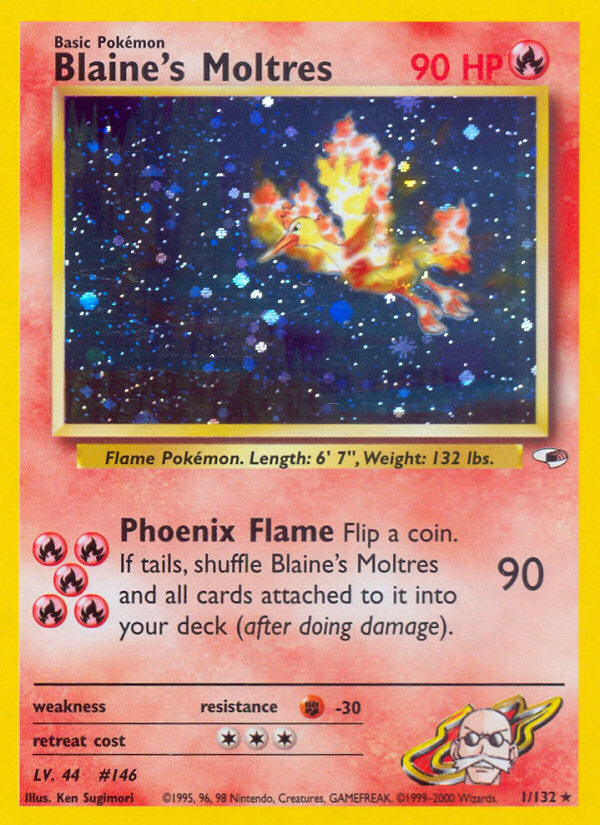 Blaine’s Moltres - Gym Heroes - Unlimited