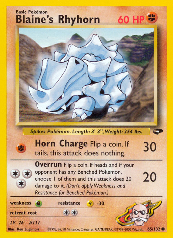 Blaine’s Rhyhorn