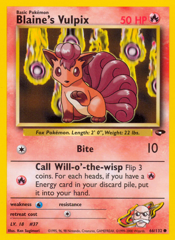 Blaine’s Vulpix