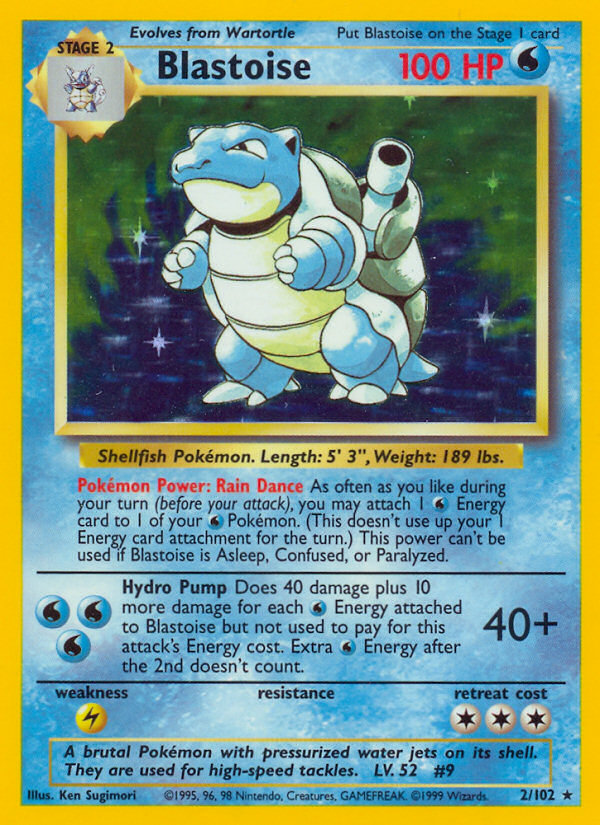 Blastoise Base set Unlimited