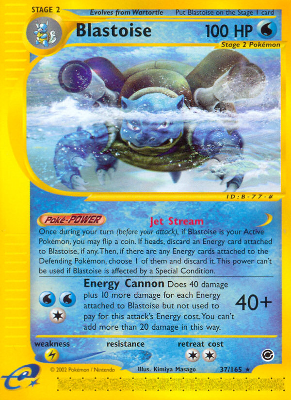 Blastoise - Expedition Base set