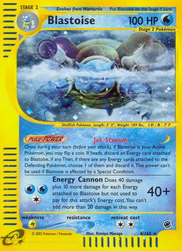 Blastoise - Expedition Base set