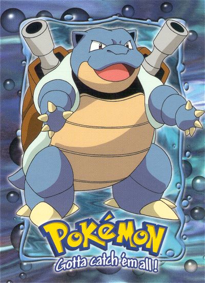 Blastoise - E09 - Topps - Series 2 - front