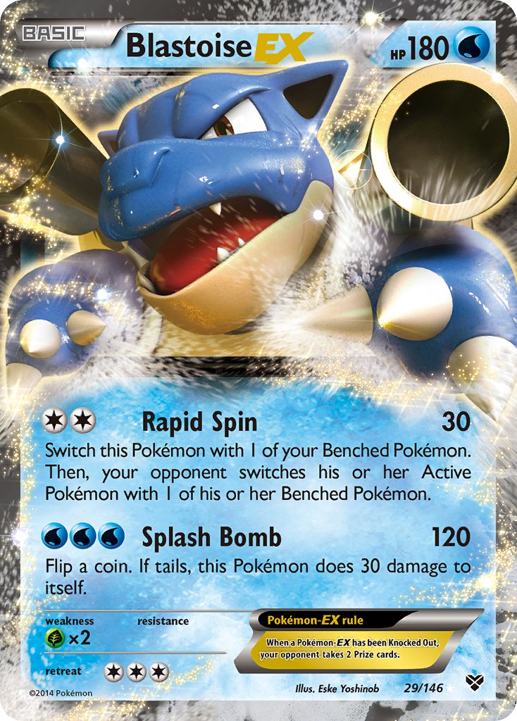 Blastoise-EX - 29 - XY