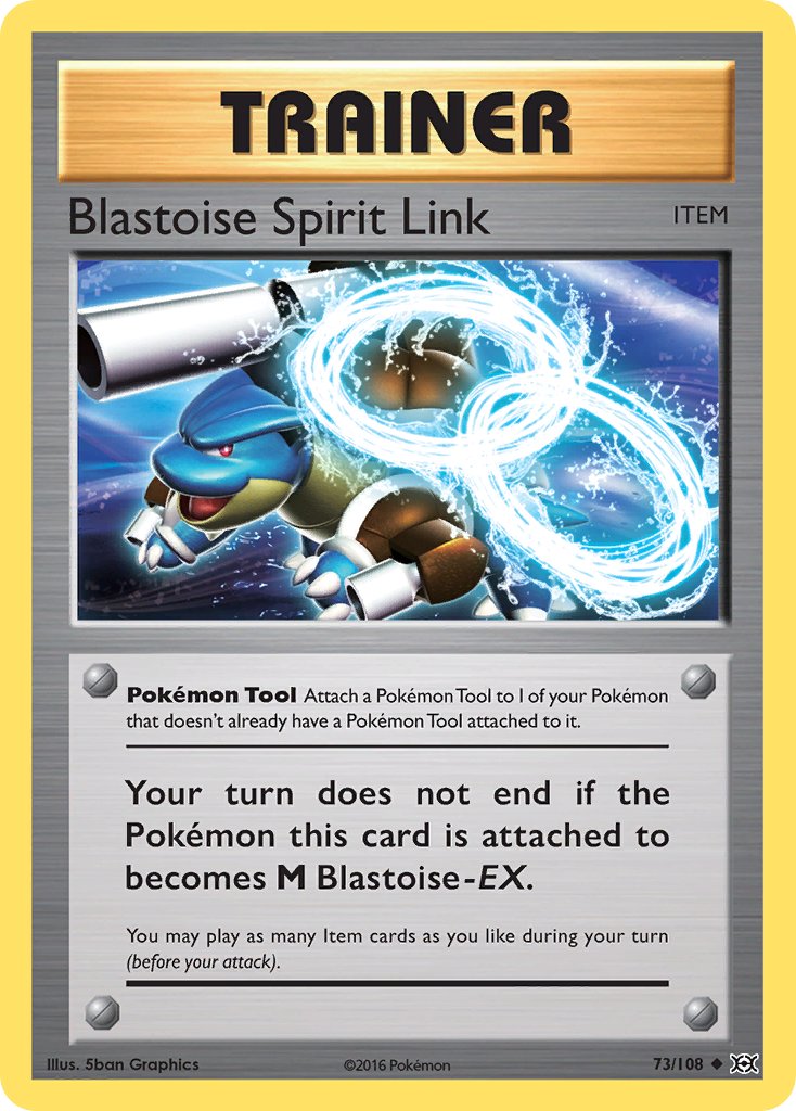 Blastoise Spirit Link - 73 - Evolutions