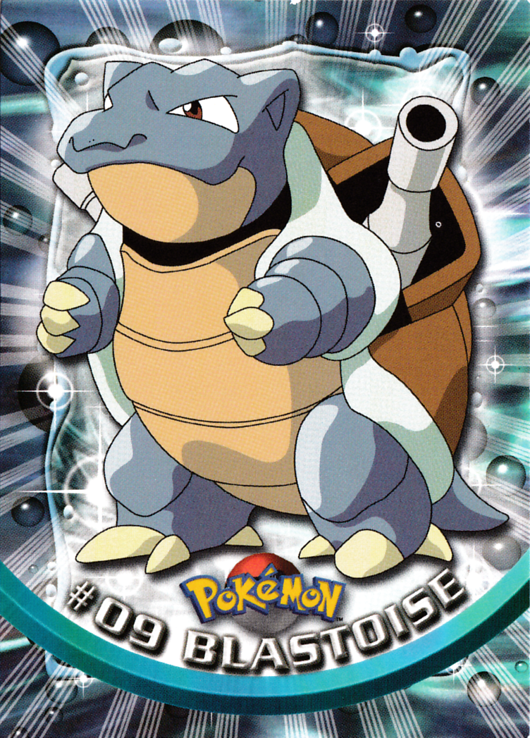 Blastoise - 09 - Topps - Series 1 - front