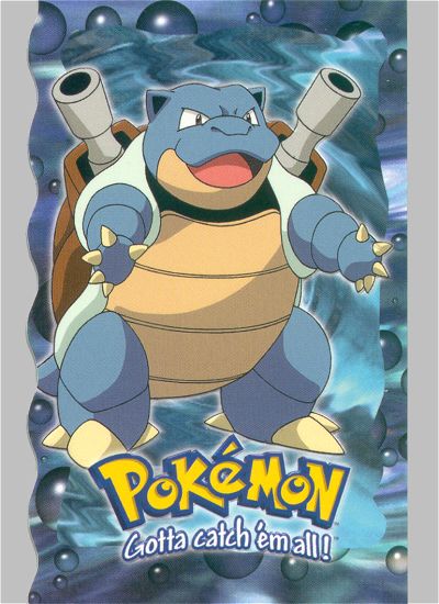 Blastoise - 9 of 12 - Topps - Pokemon the first movie - front