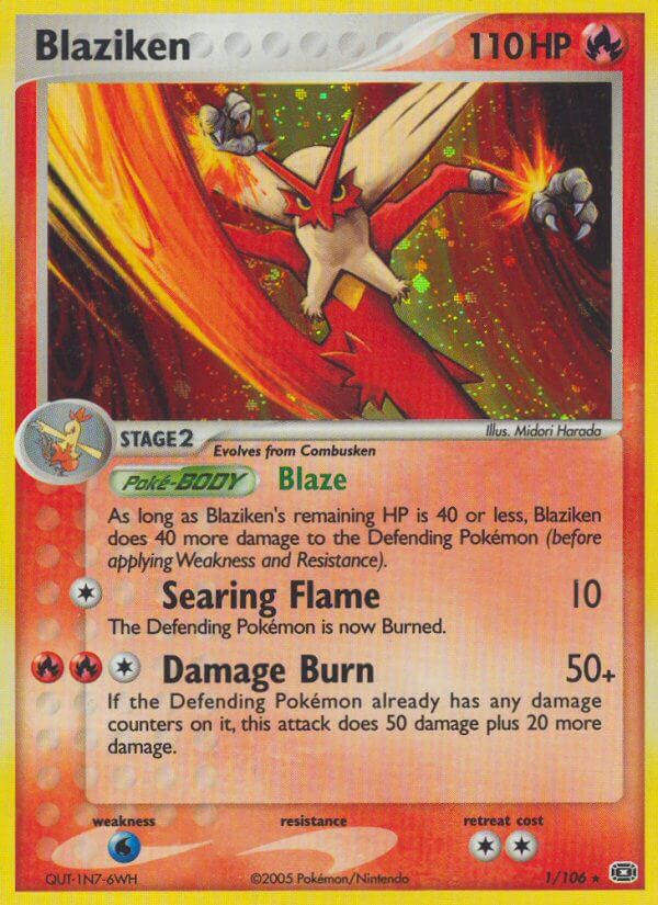 Blaziken - 1/106 - Emerald