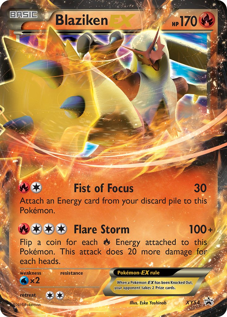 Blaziken-EX - XY54 - XY Promos