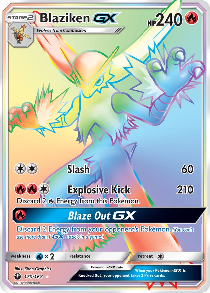 Blaziken-GX - 170 - Celestial Storm