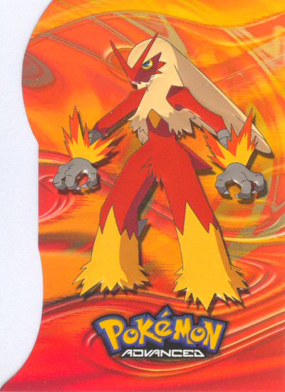 Blaziken - 9 of 18 - Topps - Pokemon Advanced - front