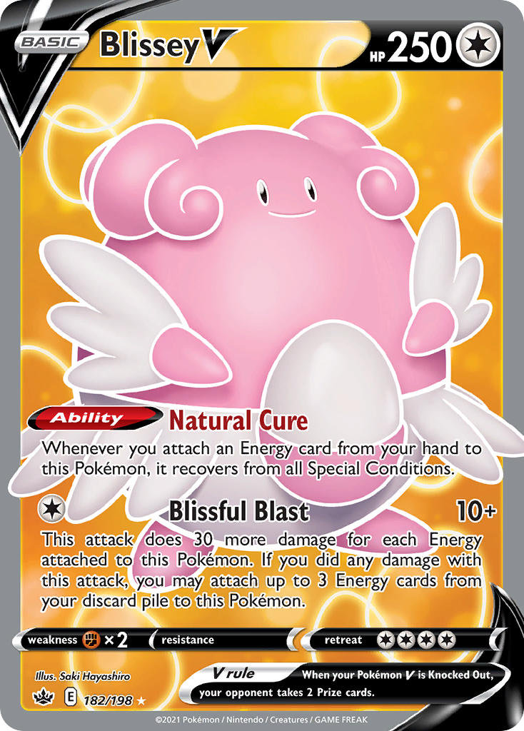 Blissey V - 182 - Chilling Reign