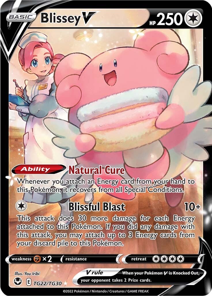 Blissey V - TG22 - Silver Tempest