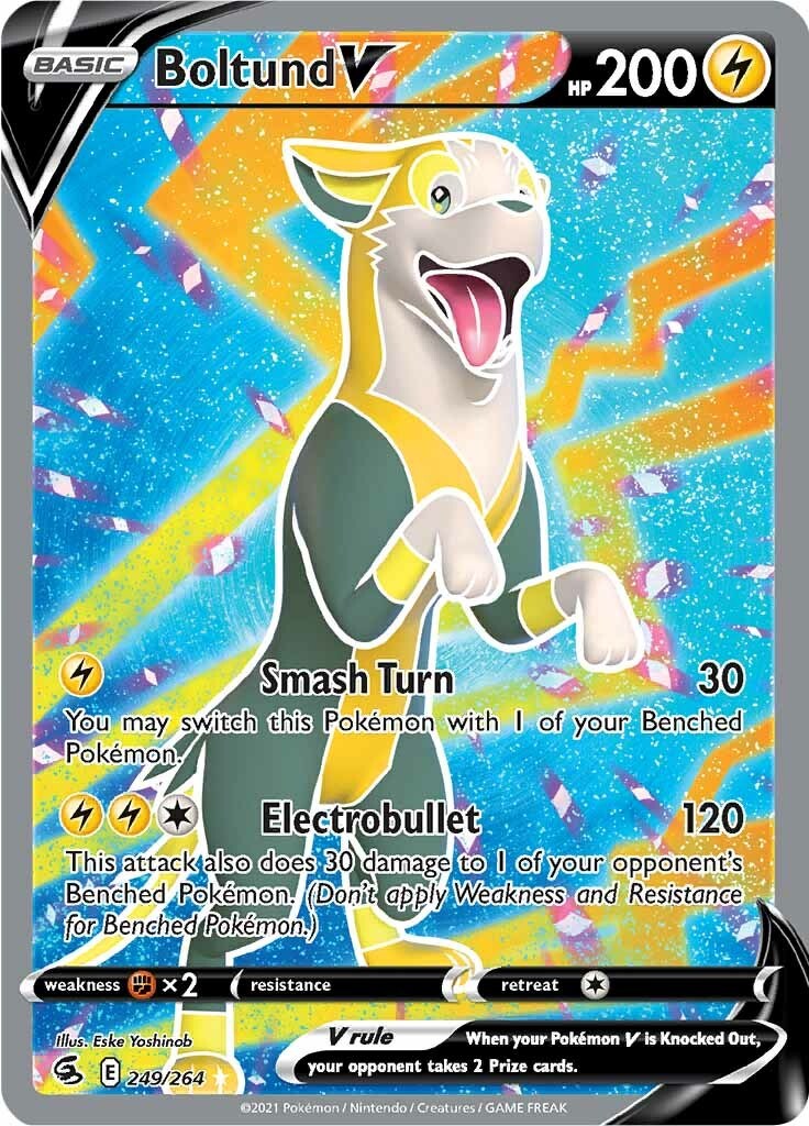 Boltund V (Full Art) - 249 - Fusion Strike