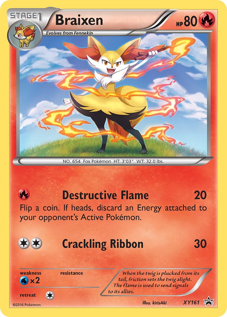 Braixen - XY161 - XY Promos