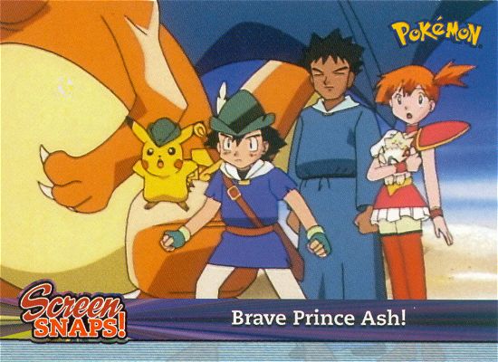 Brave Prince Ash! - snap03 - Topps - Johto League Champions - front