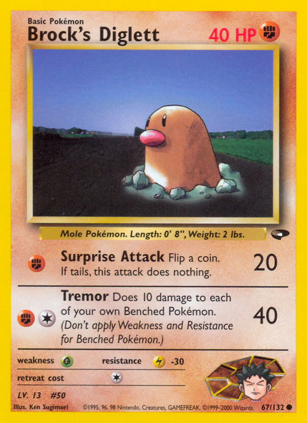 Brock’s Diglett