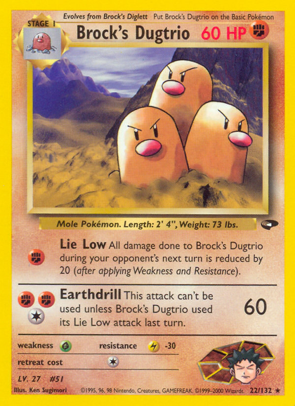 Brock’s Dugtrio