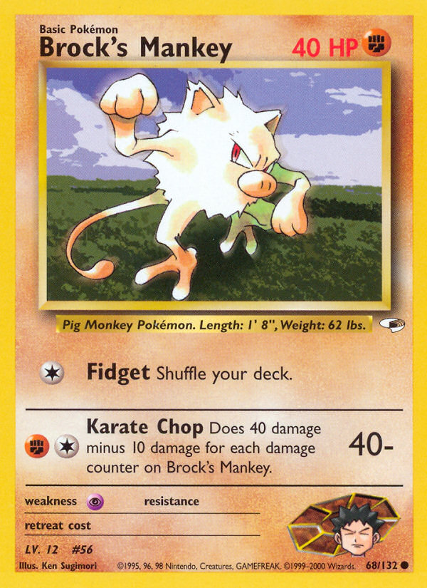 Brock’s Mankey