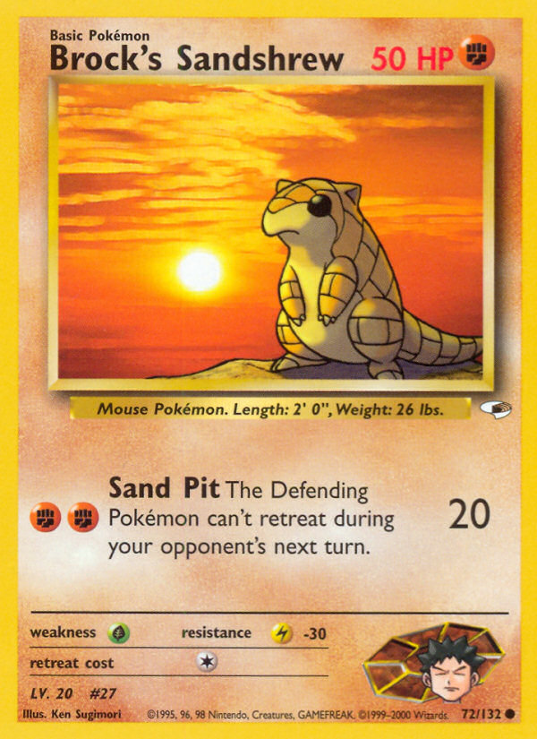 Brock’s Sandshrew