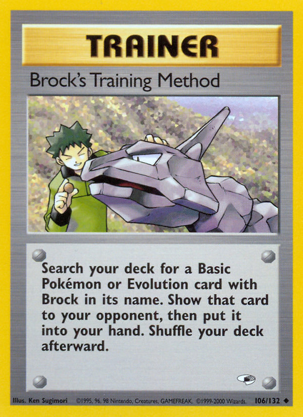 Brock’s Training Method