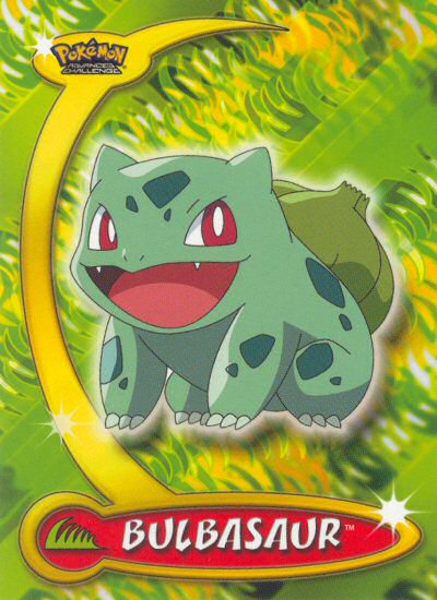 Bulbasaur - 11 - Topps - Pokemon Advanced Challenge - front