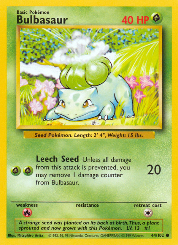 Bulbasaur Base set Unlimited