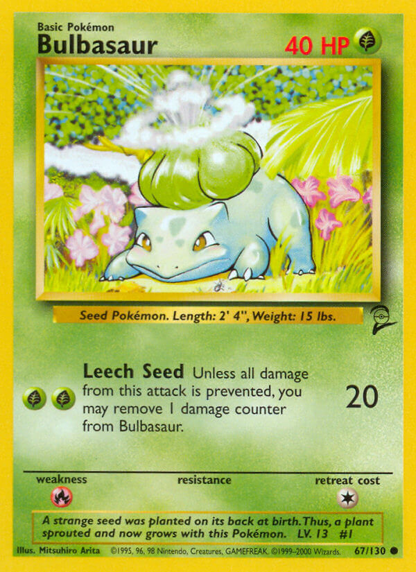 Bulbasaur-67-Base Set 2