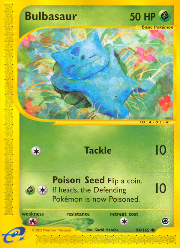 Bulbasaur pokemon card  Pokemon go cards, Pokemon, Pokémon tcg