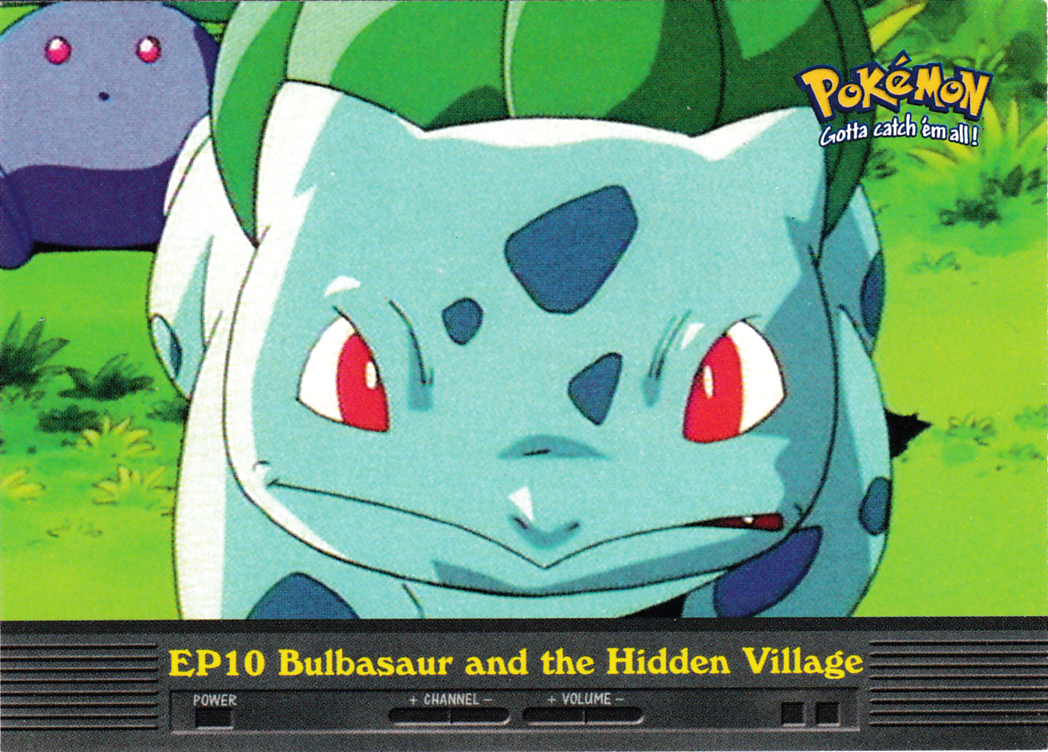 Bulbasaur and the Hidden Village - EP10 - Topps - Series 2 - front