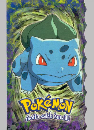 Bulbasaur - 1 of 12 - Topps - Pokemon the first movie - front