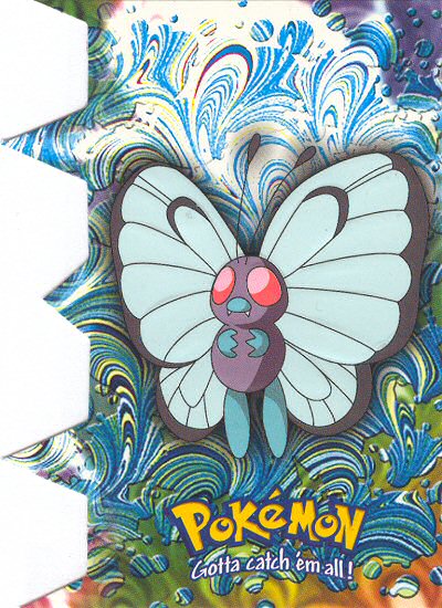 Butterfree - EV3 of 12 - Topps - Series 3 - front