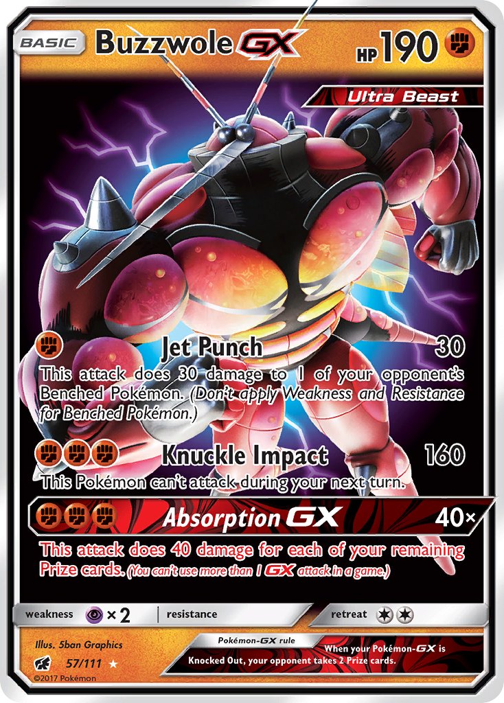 Buzzwole-GX - 57 - Crimson Invasion