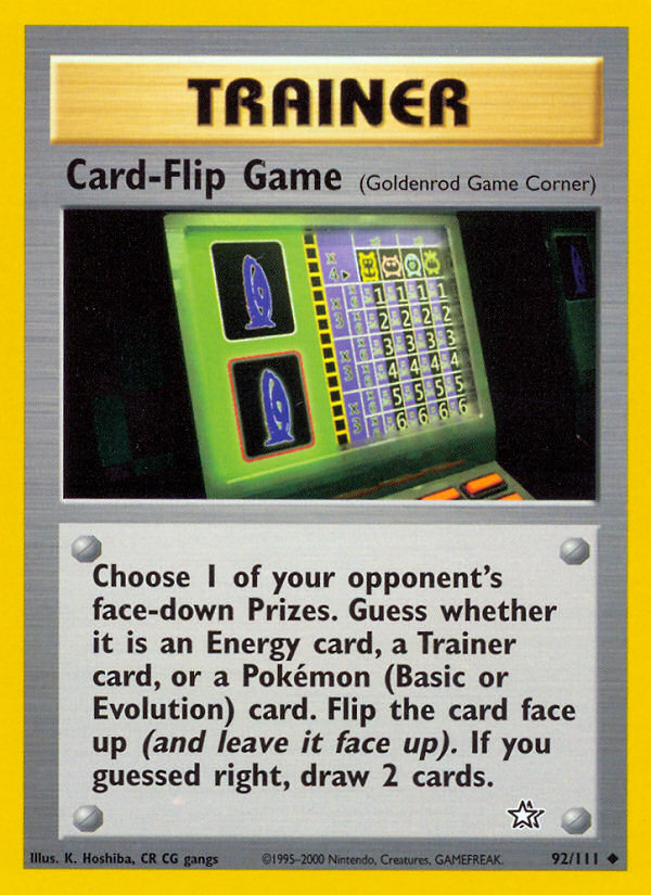 Card-Flip Game - Neo Genesis - Unlimited