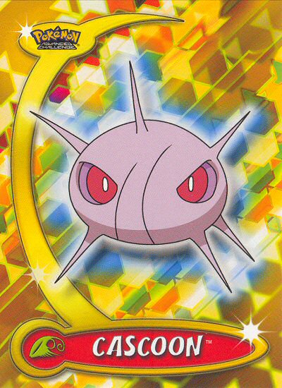 Cascoon - 12 - Topps - Pokemon Advanced Challenge - front