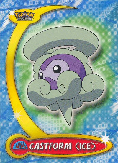 Castform (Ice) - 14 - Topps - Pokemon Advanced Challenge - front