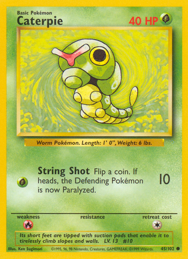 Caterpie Base set Unlimited