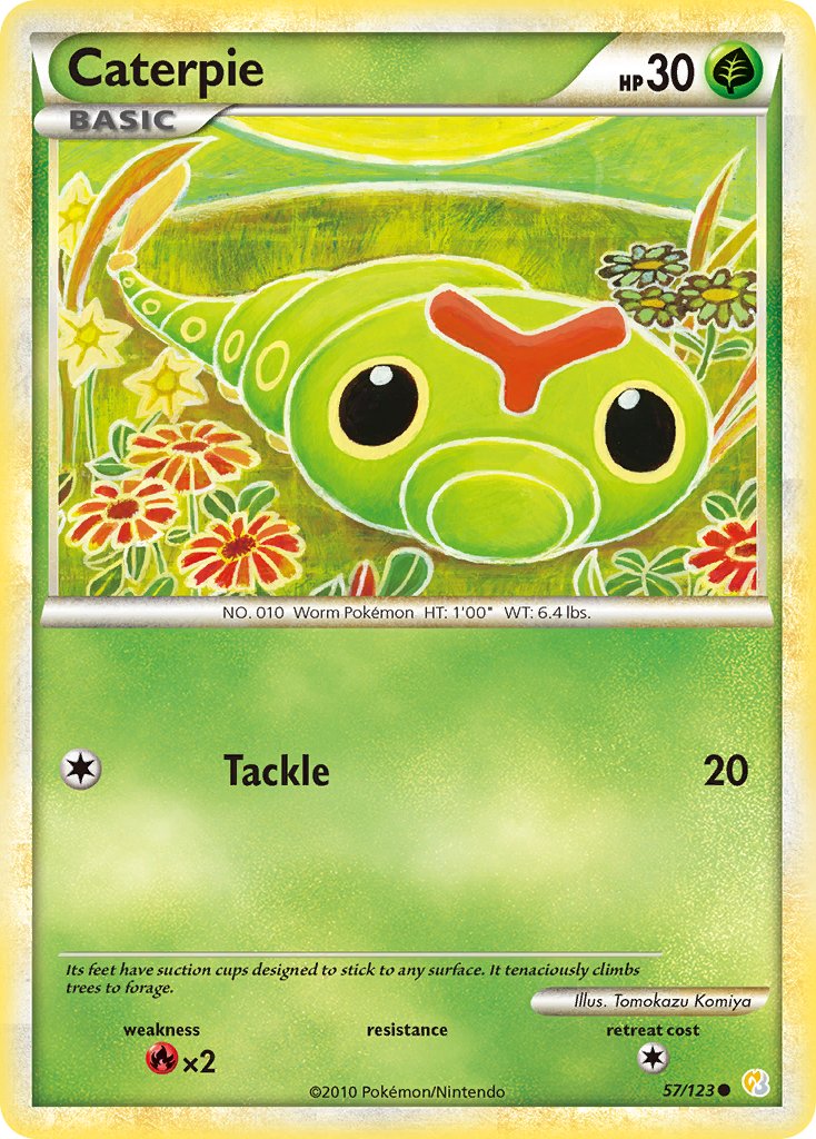 Caterpie - 57 - HeartGold & SoulSilver