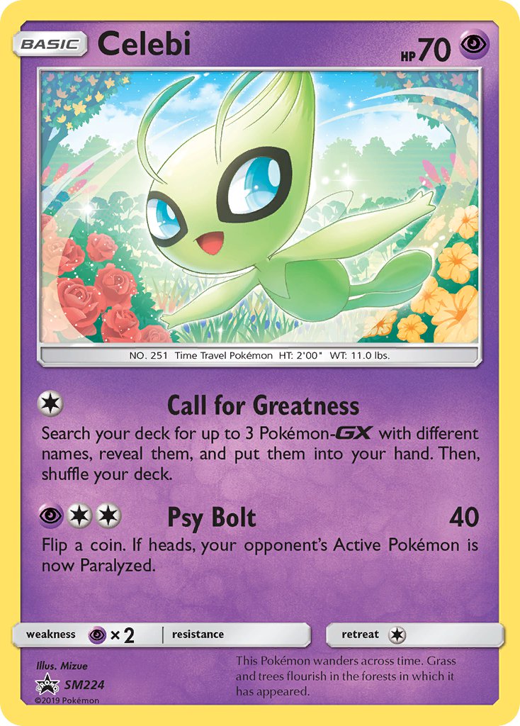 Celebi - SM224 - Sun & Moon Promos