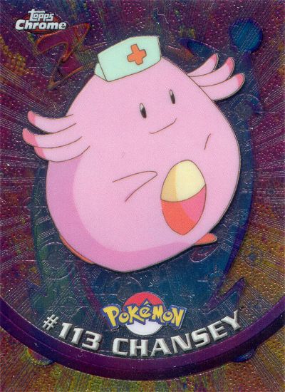 Chansey - 113 - Topps - Chrome series 2 - front