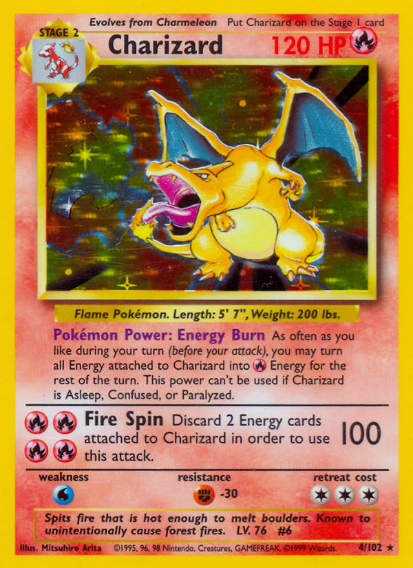 Charizard Base set Unlimited