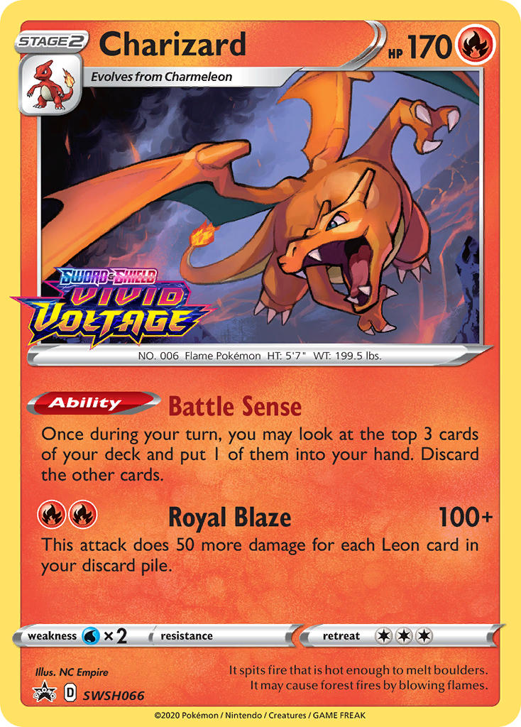 Charizard - SWSH066 - Sword & Shield Promos