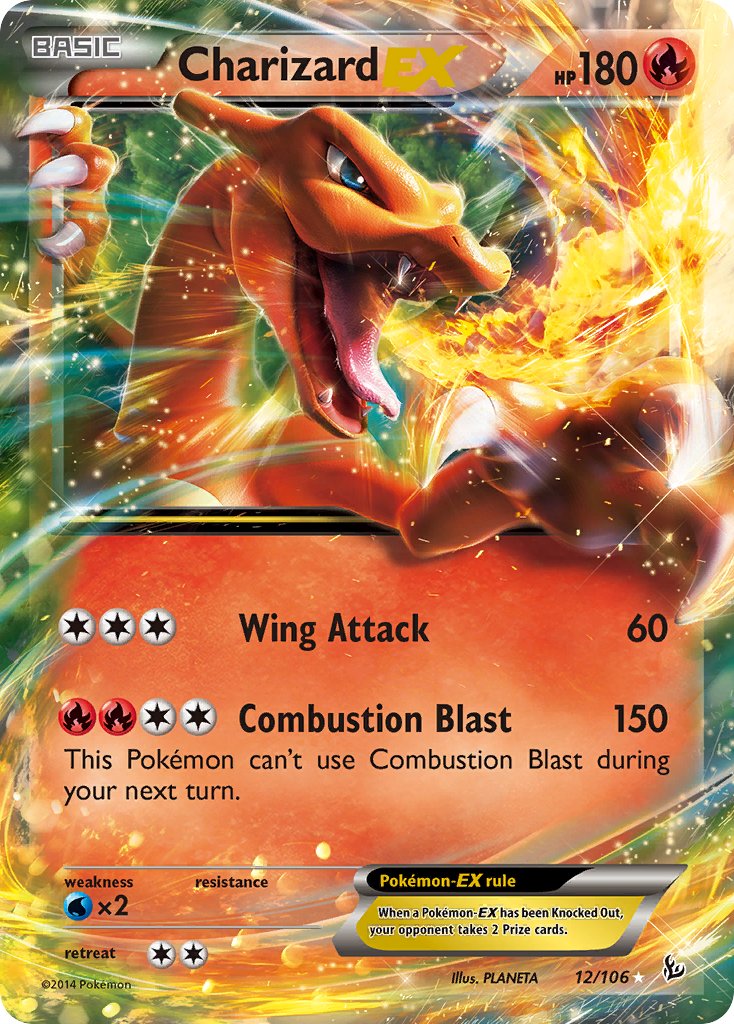 Charizard-EX - 12 - Flashfire