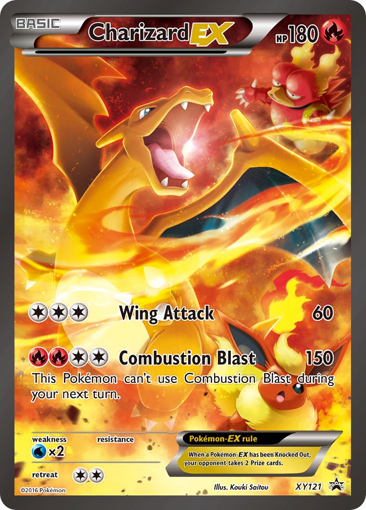 Charizard-EX - XY121 - XY Promos