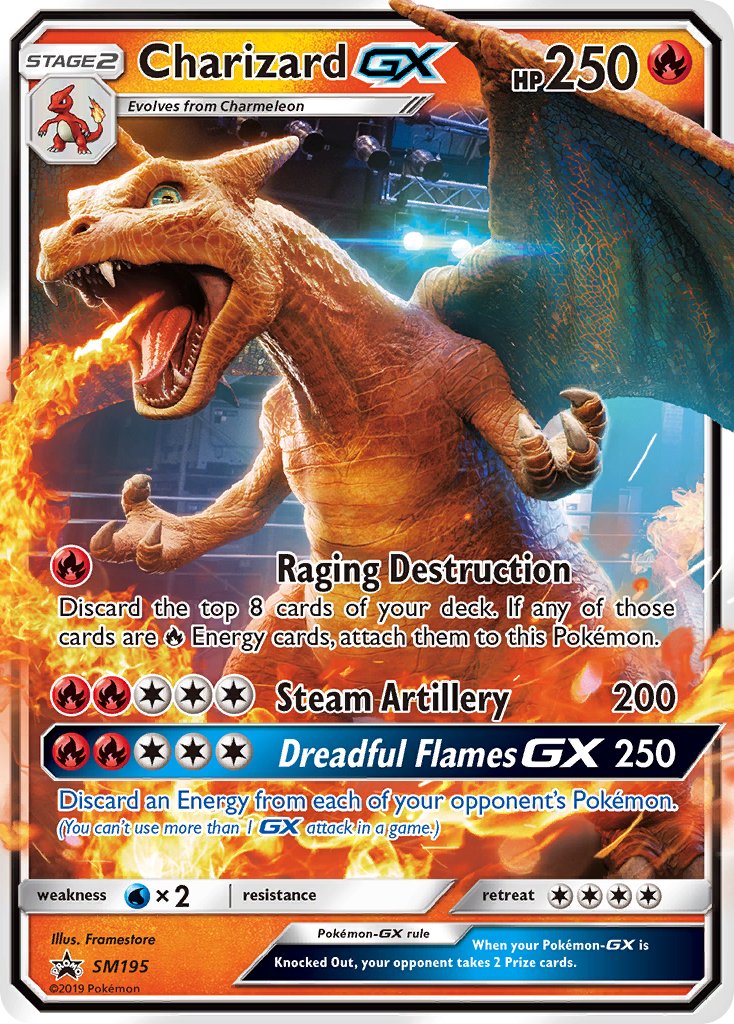 Charizard-GX - SM195 - Sun & Moon Promos