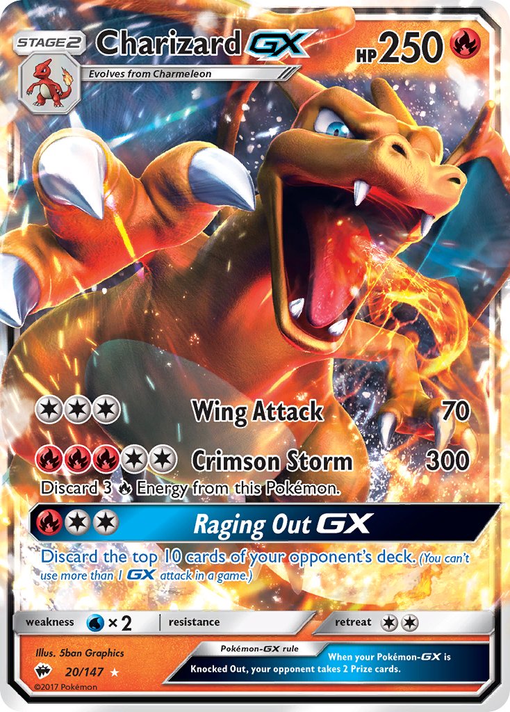 Charizard-GX - 20 - Burning Shadows