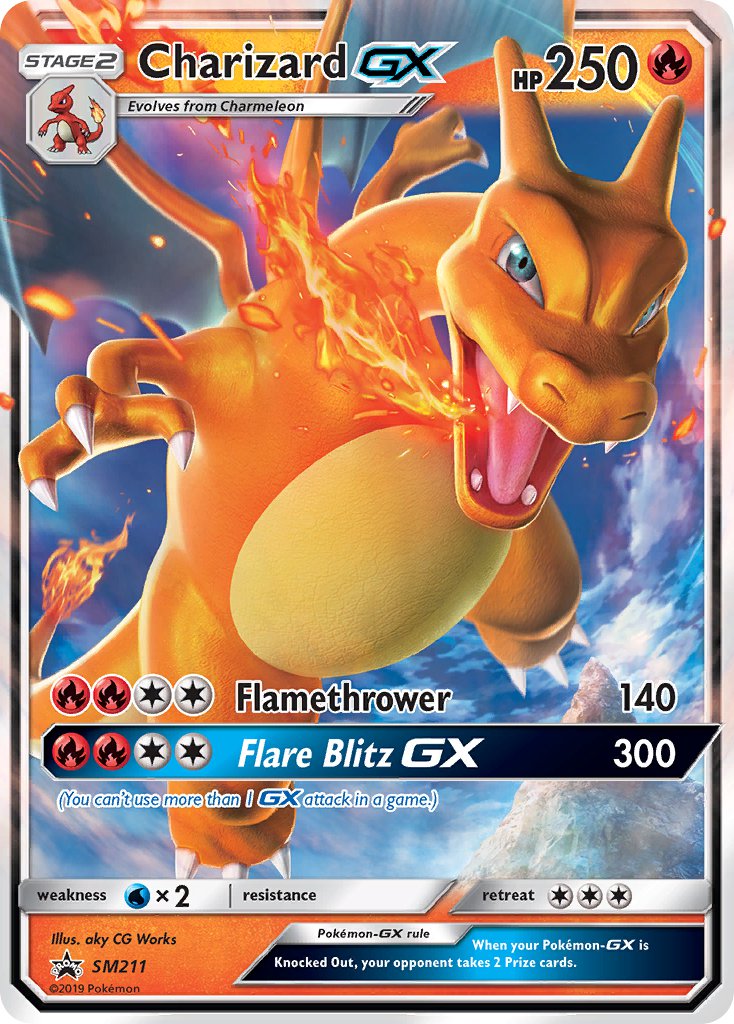 Charizard-GX - SM211 - Sun & Moon Promos