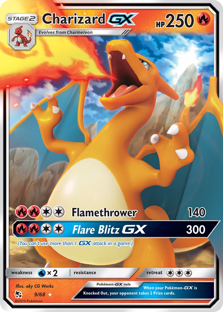 Charizard-GX - 9 - Hidden Fates