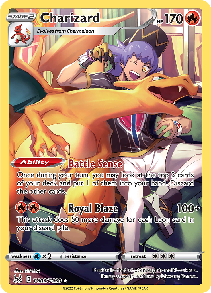 Charizard - TG03 - Lost Origin